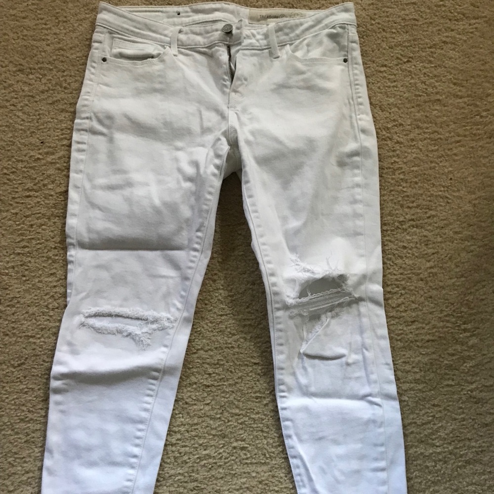 White jeans